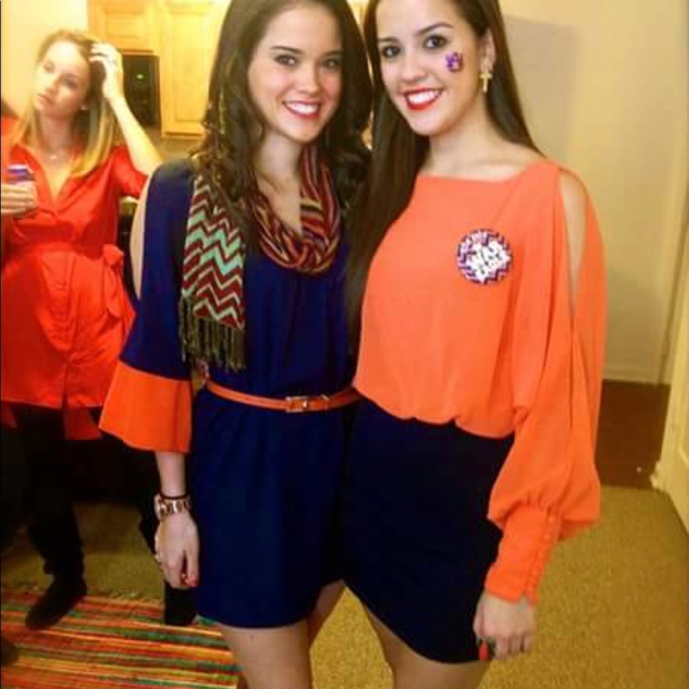 Dress on the left! Perfect game day boutique dress